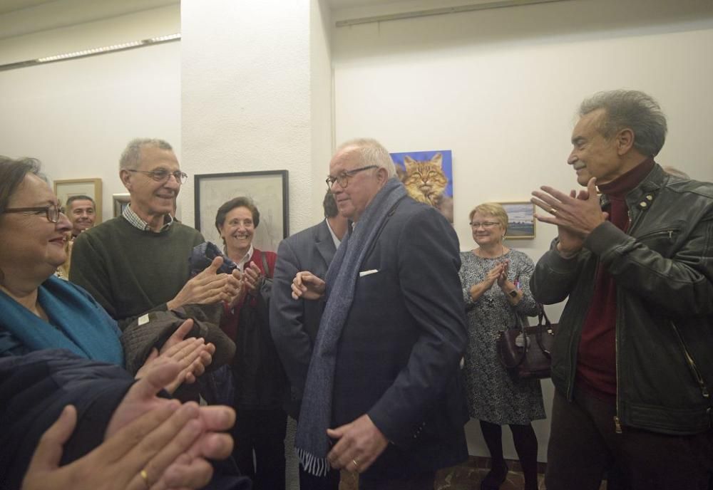 Homenaje a Manuel Fernández-Delgado en la galería Chys de Murcia