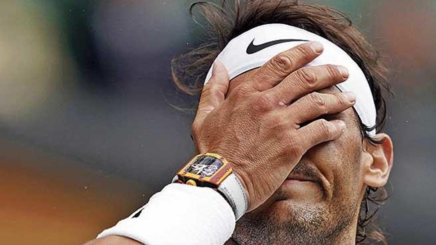 Nadal juega con el reloj.