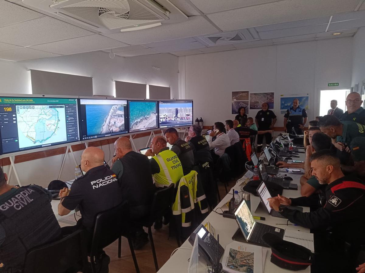 Amplio dispositivo de seguridad en Arguineguín por la visita del papa León XIV Amplio dispositivo de seguridad en Arguineguín por la visita del papa León XIV