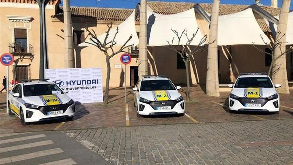 Coches policiales en una imagen de archivo en la última presentación.