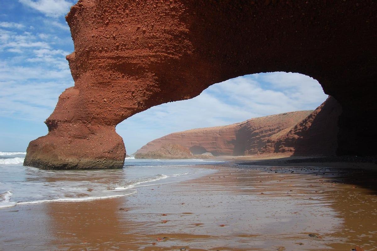 Playa de Legzira-Sidi Ifni, Marruecos