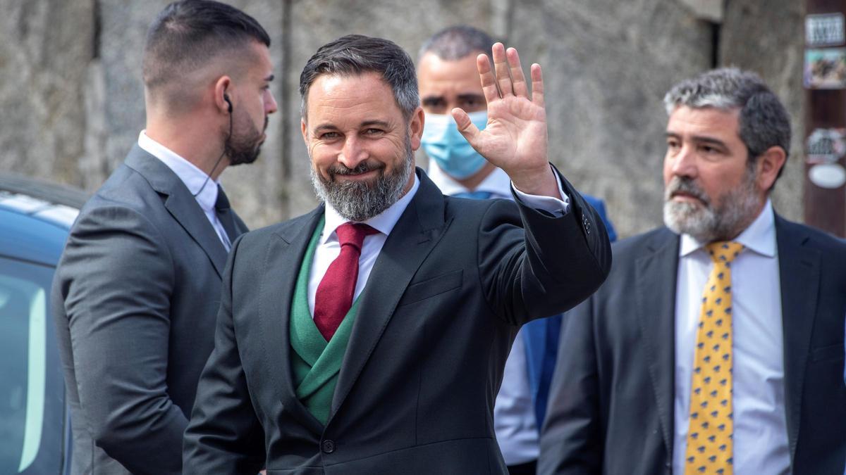 El líder de Vox, Santiago Abascal.