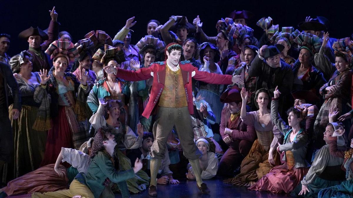 Parodia de 'El barberillo de Lavapiés' en el Teatro de la Zarzuela en 2022