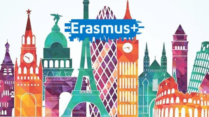 Imagen de la presentación del programa Erasmus +
