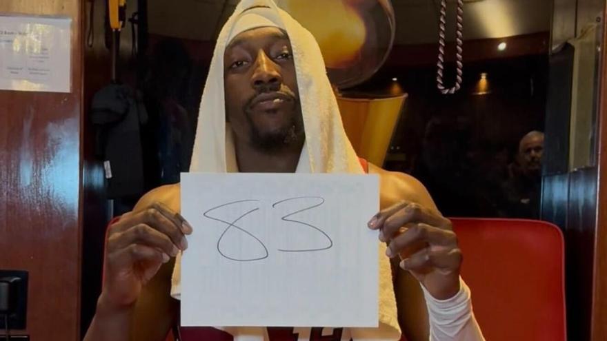 Adebayo firma la segunda mejor marca anotadora en un partido de la NBA con 83 puntos, superando a Kobe Bryant