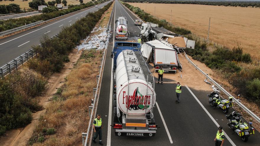 El camionero herido en Las Herrerías deberá permanecer 24 horas más en observación