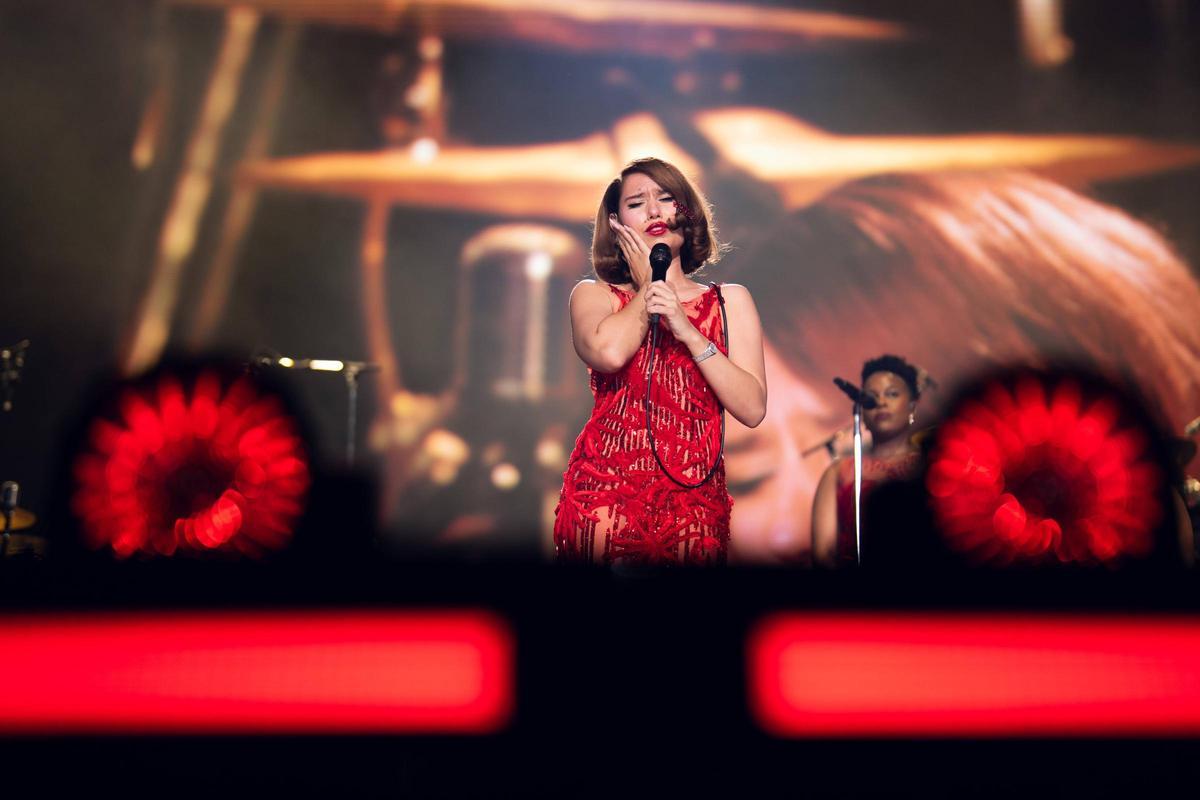 Concierto de Raye en el Palau Sant Jordi.