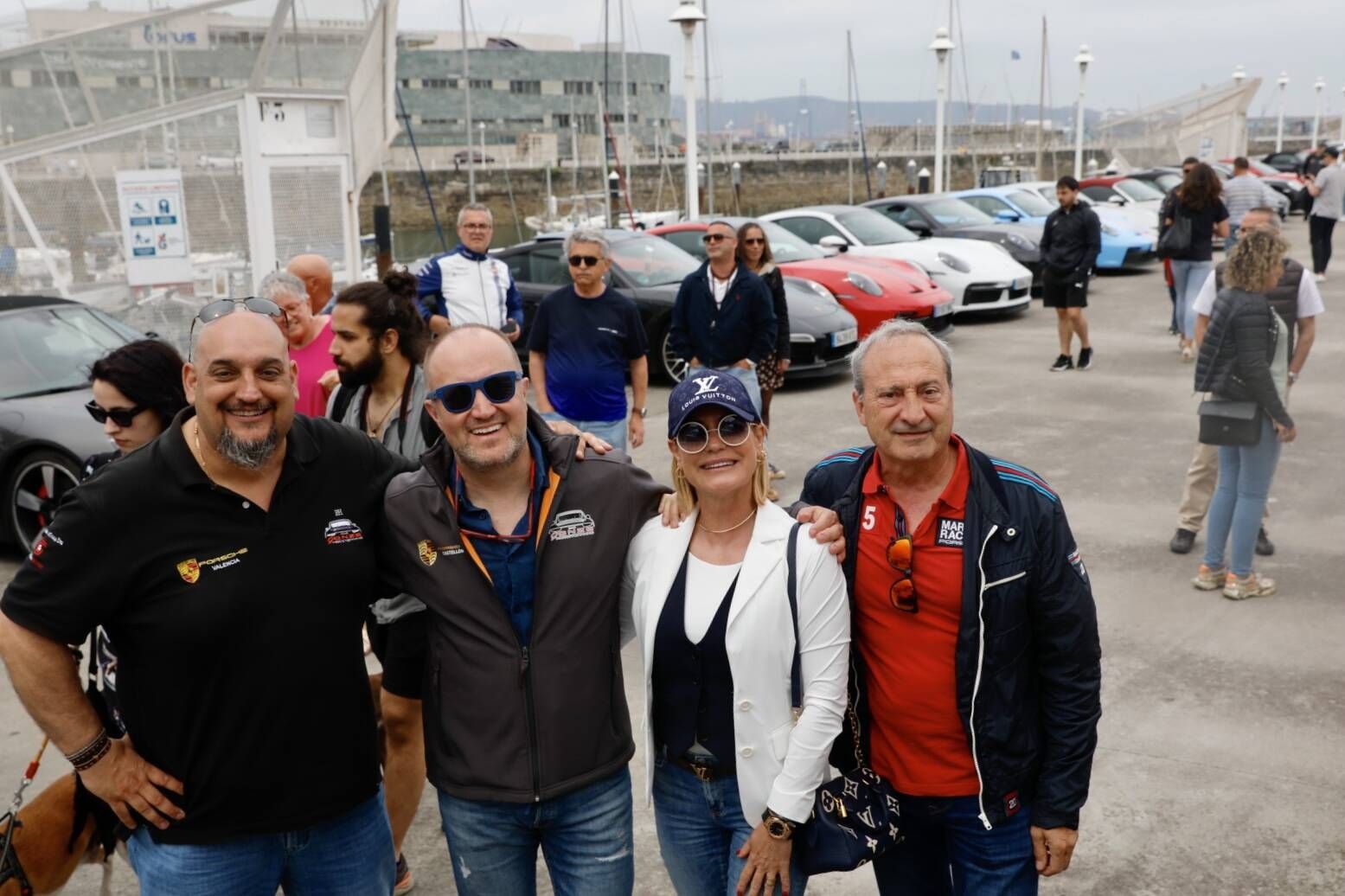 En imágenes: Concentración de Porsches en Gijón