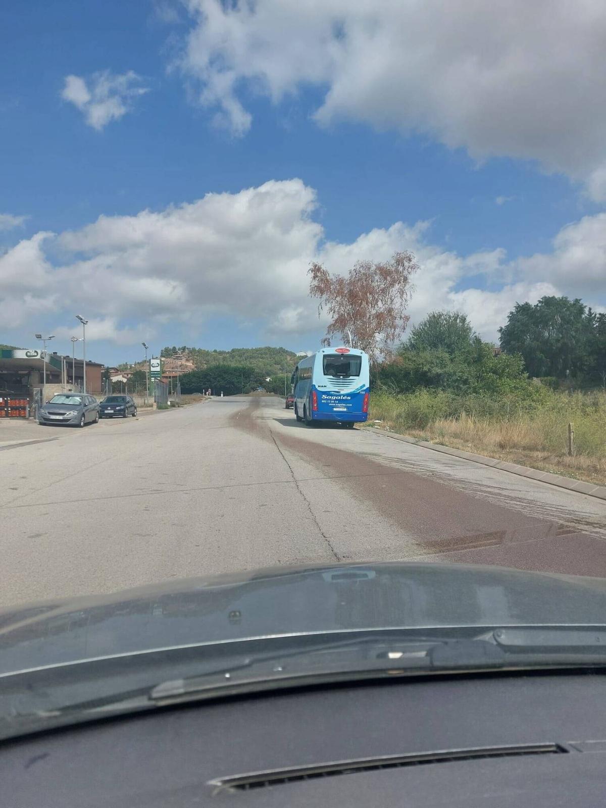 Imatges del nou vessament de residus carnis a Moià