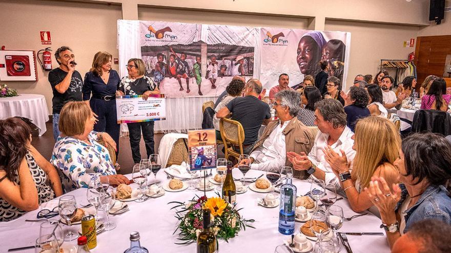 La ONG Da Man reúne a más de 300 personas en una cena benéfica