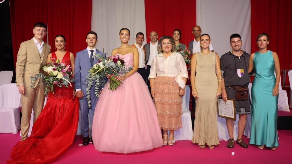 Acto de proclamación de la reina de las fiestas de Benigànim.