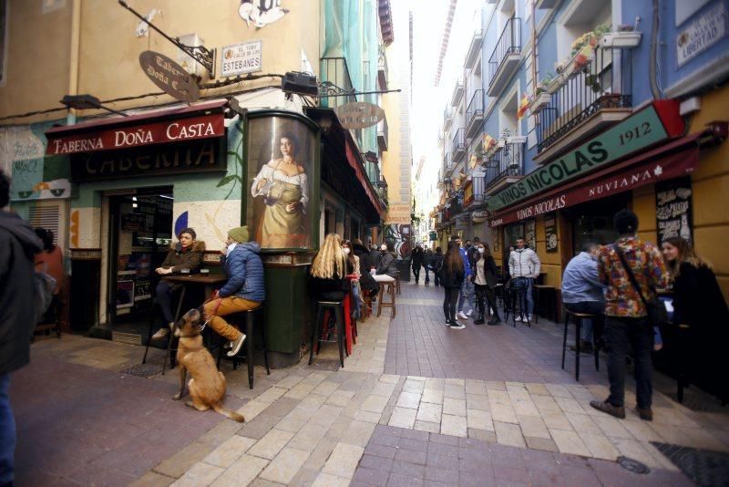 Las calles del Tubo en la mañana del 21 de noviembre