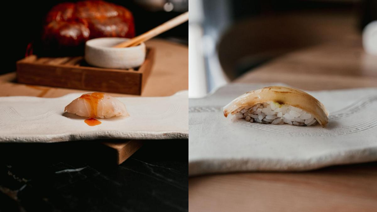 Nigiris elaborados en Ugo Chan.