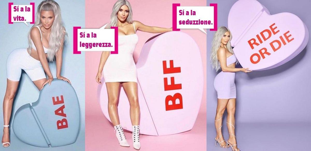 Kim Kardashian con sus nuevas fragancias