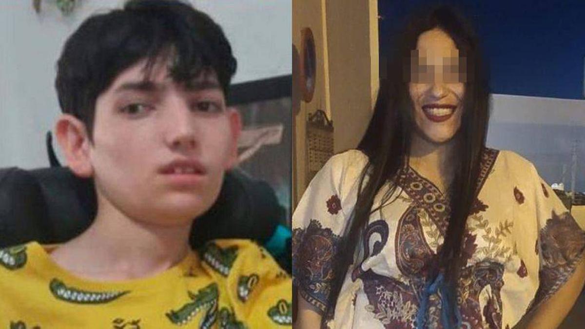 David, el joven de 16 años, y su madre, Macarena.