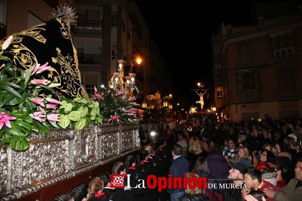 Encuentro en Lorca del Cristo de la Sangre, Señor de la Penitencia y la Virgen de la Soledad