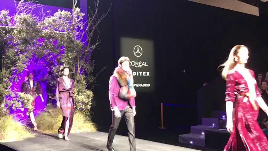 Miguel Marinero en la Mercedes Benz Fashion Week