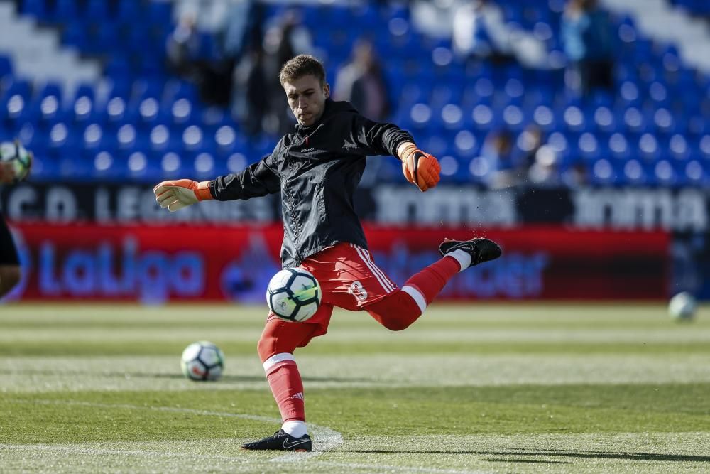 Las mejores fotografías de la derrota del equipo celeste en Butarque