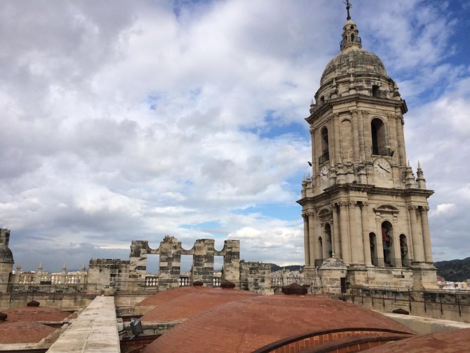 Vistas desde la cubierta de la Catedral de Málaga