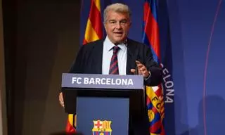 ¿Está Laporta hablando sobre Nico Willams? 'Siempre ayuda que los jugadores quieran venir al Barça'