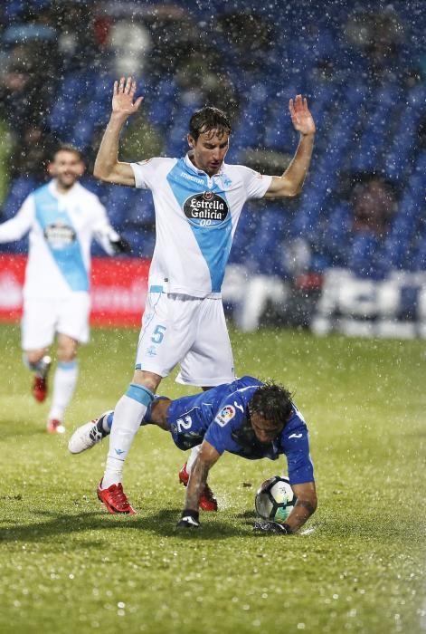 El Dépor sale goleado de Getafe