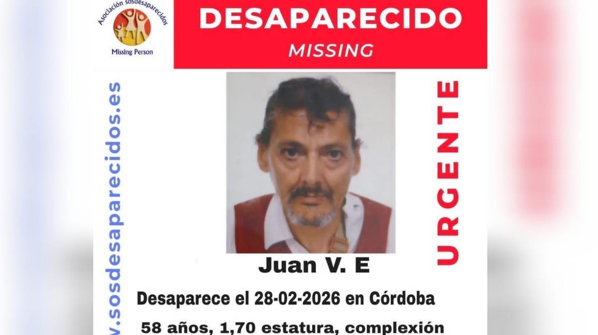 Cartel del desaparecido.