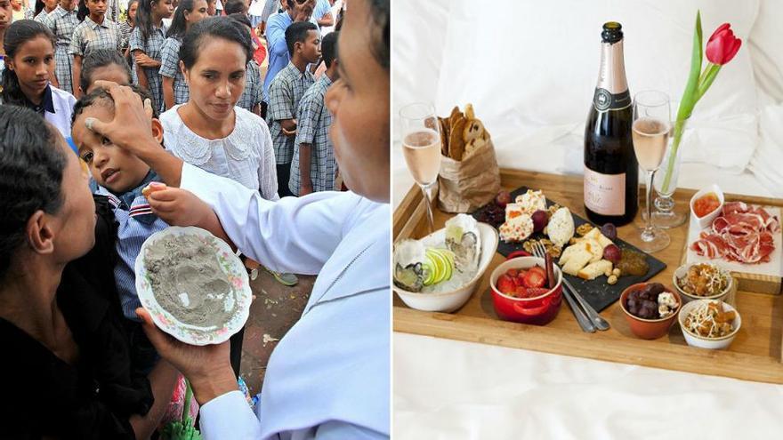 ¿Ayuno o cena romántica? El miércoles de ceniza coincide con San Valentín