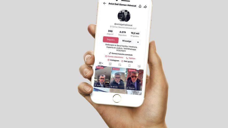El diari més informal d’un advocat gironí a TikTok