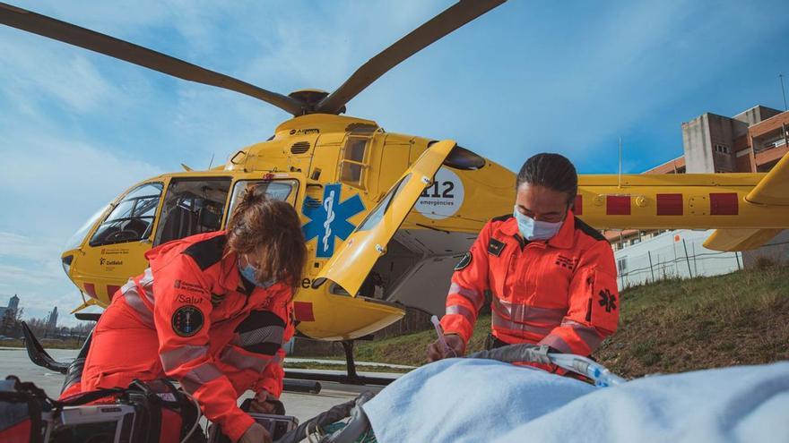 L’helicòpter d’Emergències ha assistit 6.000 pacients en deu anys a Girona