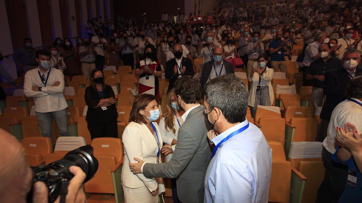 Las imágenes del congreso regional del PP celebrado en el Palau de Les Arts Reina Sofía