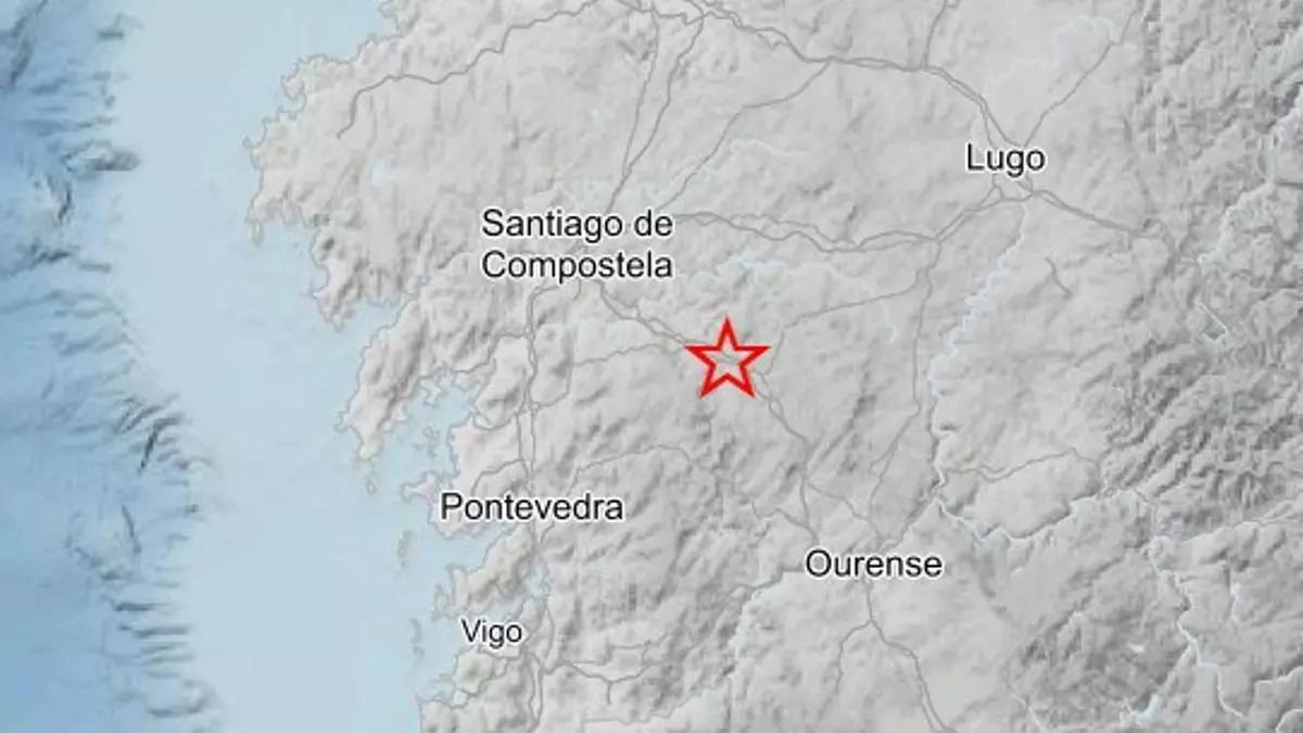 El epicentro del terremoto se sitúa en Silleda, según el Instituto Geográfico Nacional (IGN)
