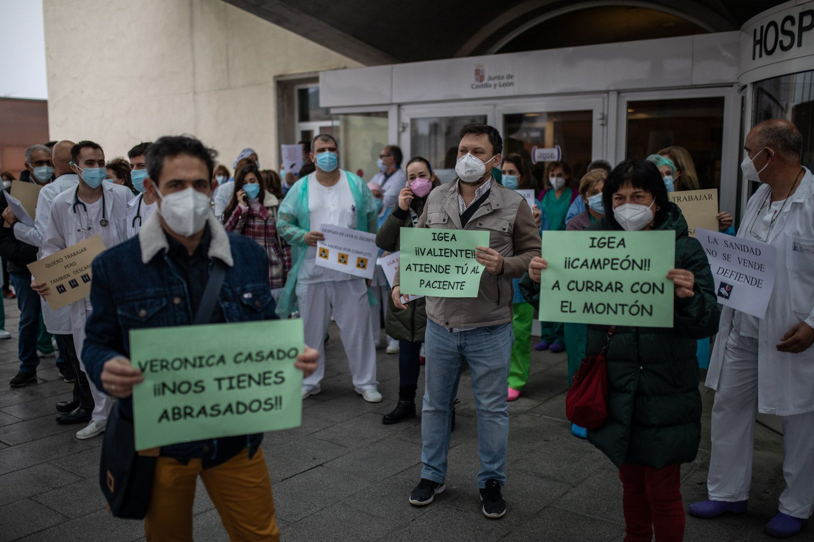 La concentración de médicos en imágenes