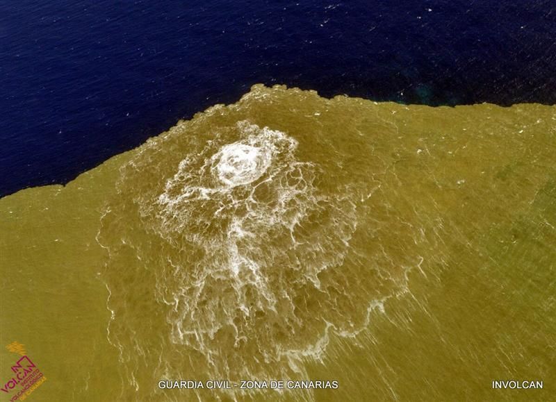 Volcán submarino de El Hierro