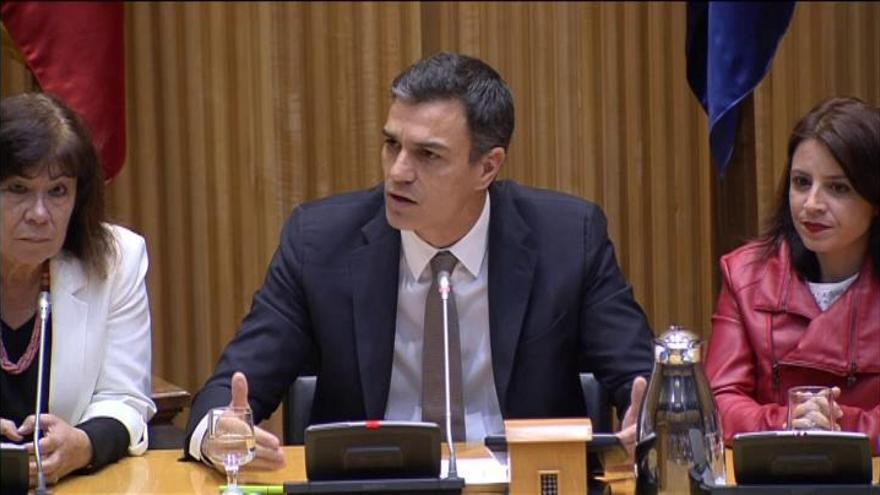 Pedro Sánchez ofrece "consenso" para sacar adelante la moción de censura