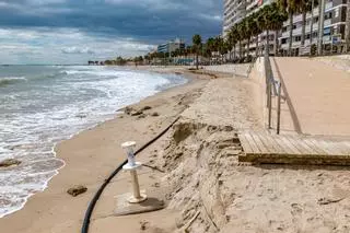 La Vila pide a Costas nuevas medidas para proteger sus playas de los temporales