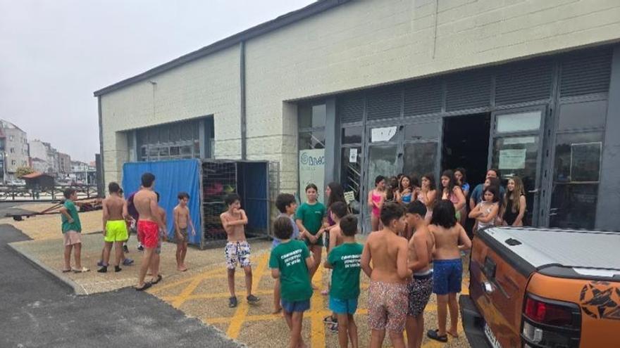 El «verano azul» de los niños está en O Grove