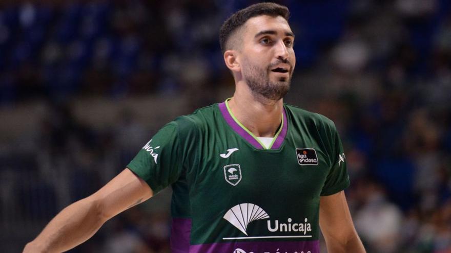 Jaime Fernández, durante el partido ante el Monbus Obradoiro que abría la actual temporada 2021/2022