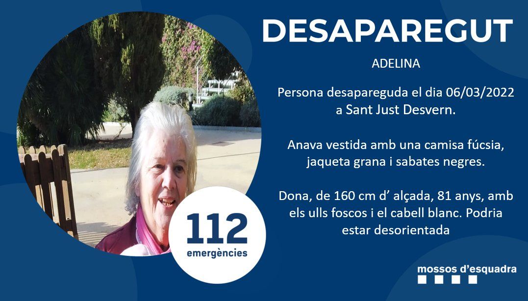 Adelina, desaparecida