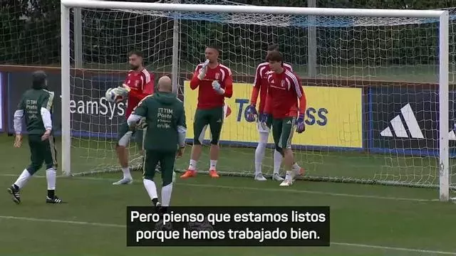 Donnarumma y Gattuso, en la previa del vital Bosnia-Italia
