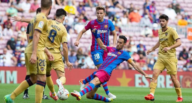 Las mejores imágenes del Barça - Levante: Ansu Fati, Depay, de Jong, Gavi, Nico...