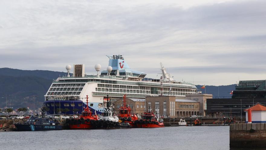 El Marella Discovery en una visita anterior a Vigo