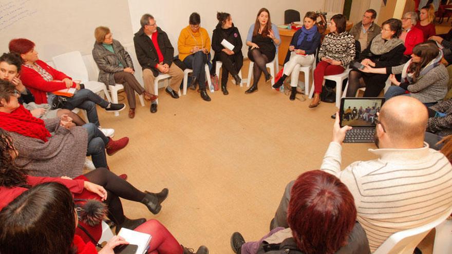 Encuentro de mujeres organizado por En Marea.