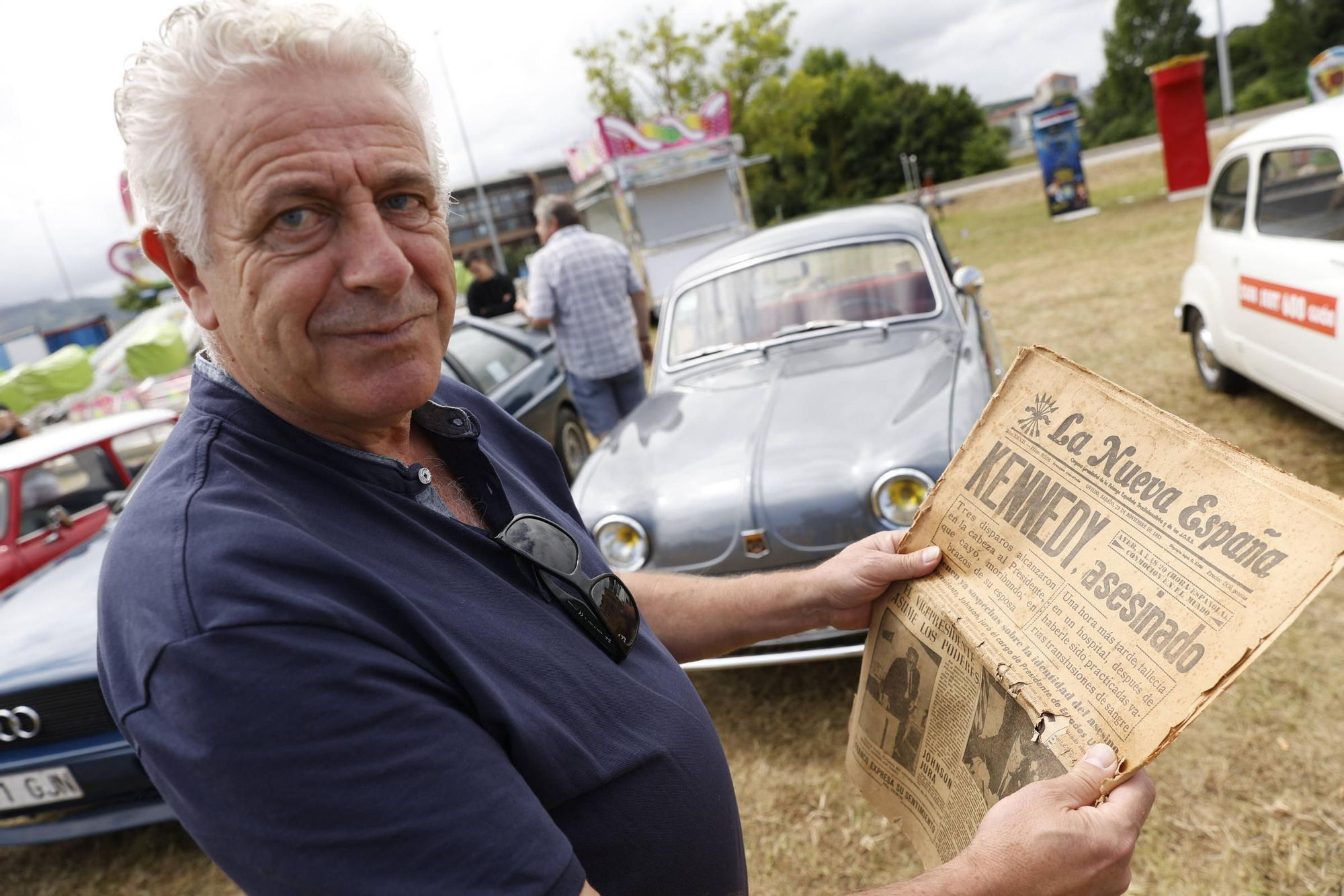 La exposición de coches clásicos en Cabueñes, en imágenes