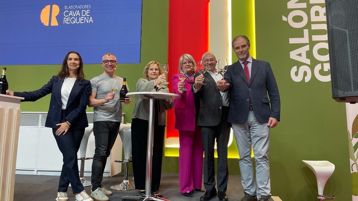 Los cavistas de Requena presentaron su nueva marca en Madrid.