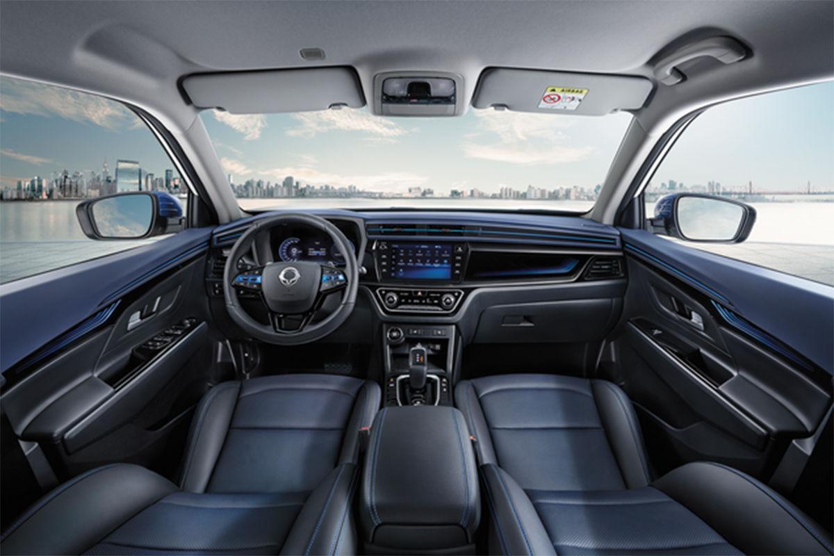 Interior del Korando e-Motion