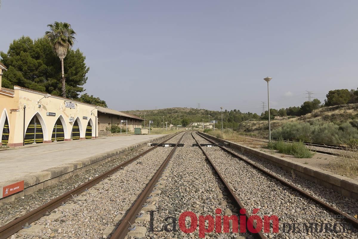 Así ha sido la marcha convocada por la Asociación Plaza Nueva en defensa de la Estación de tren de Calasparra