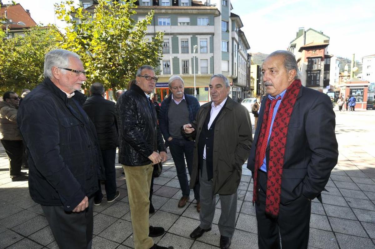 Funeral de Nicanor López Burgos en Mieres