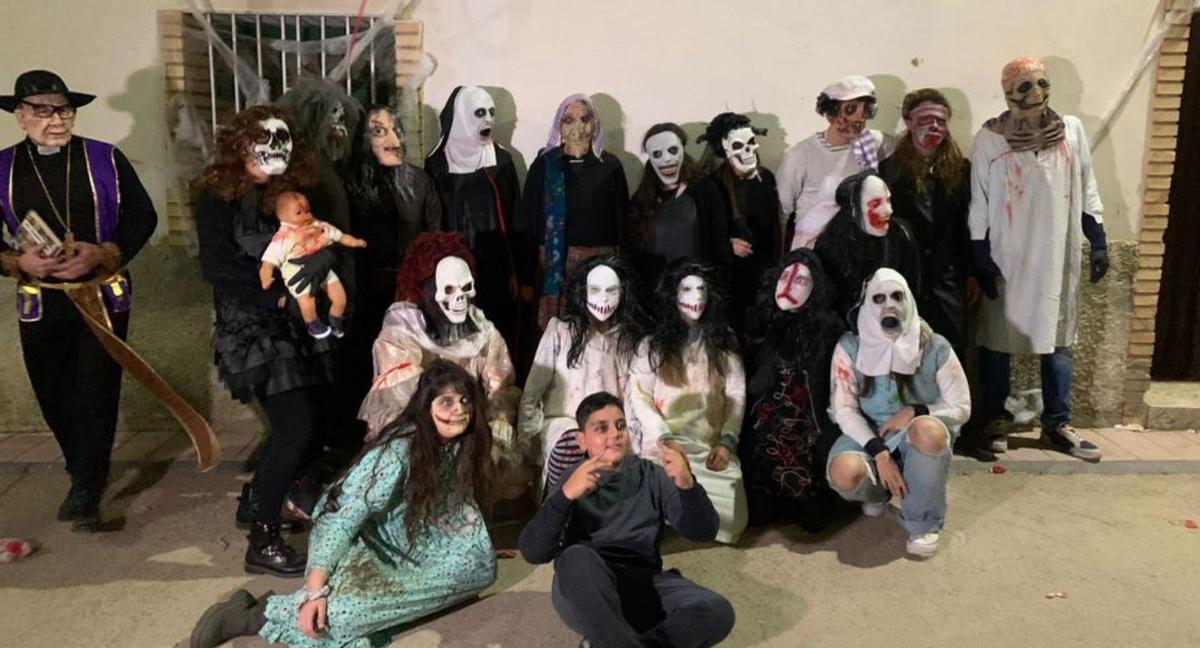 Personajes monstruosos recorrieron Plasencia de Jalón. | SERVICIO ESPECIAL