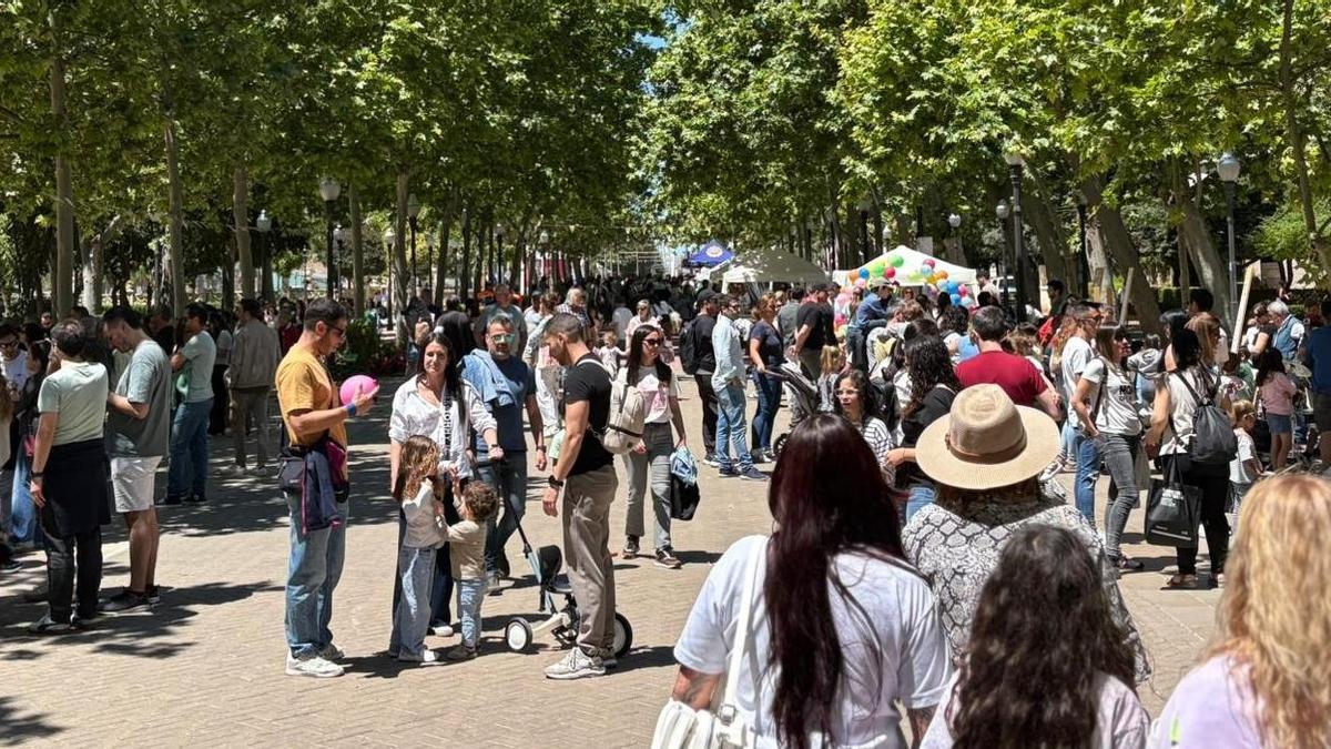 Una imatge de una actividad al parc Ribalta de Castelló.