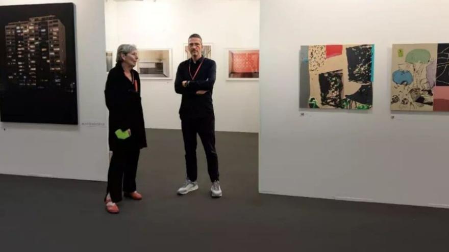 Carlos Piñel exhibe 18 obras en una muestra en una galería de arte en Alemania
